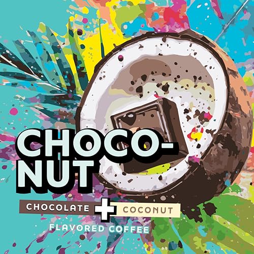 Coffee Pods Chocolate and Coconut Coffee for Keurig K Cup Brewers (80 Count)