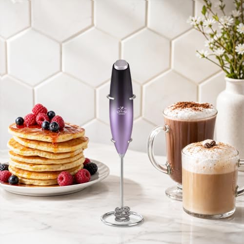 Powerful Milk Frother Wand With Duracell Batteries
