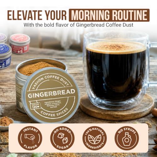 Coffee Dust Gingerbread Flavoring Powder (2 Ounce)
