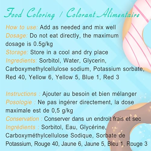 Gel Food Coloring (3.5 Fl Oz)