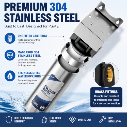 Whole House Water Filter Housing
