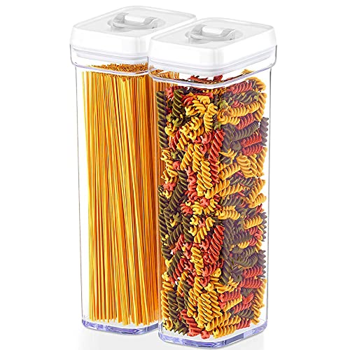 Pasta Storage Containers for Pantry (2 Count)