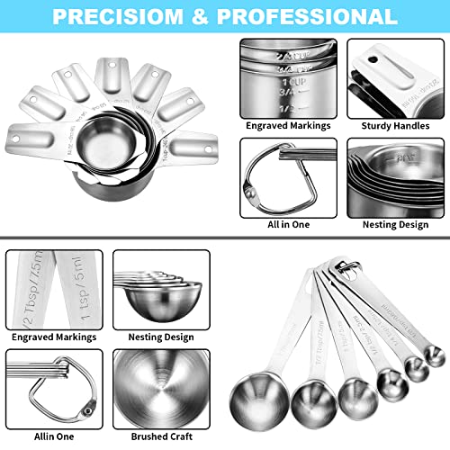 20 PCS Measuring Cups & Spoons Set