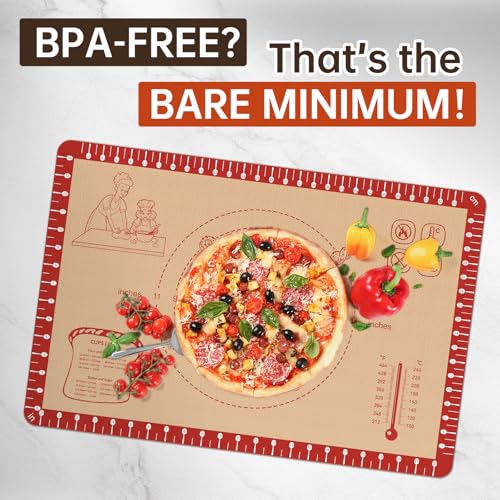 Silicone Macaron Baking Mat with 10 Easy Recipes