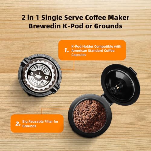 Mini Single Serve Coffee Maker for K