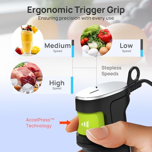 4 in 1 Immersion Hand Blender Max 1100W