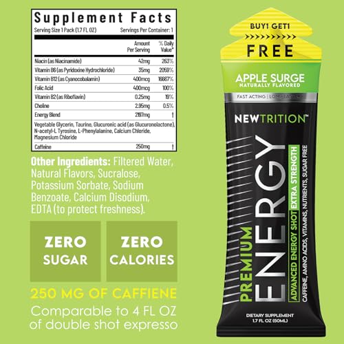Extra Strength Energy Shots (10.2 Fl Oz)