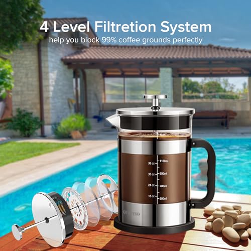 French Press Coffee Maker 51oz