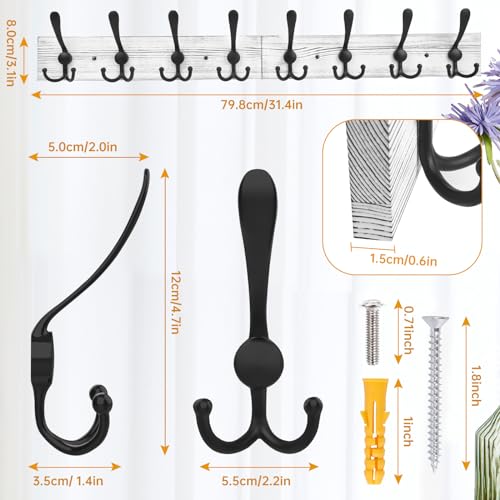 Wall Mounted Coat Rack