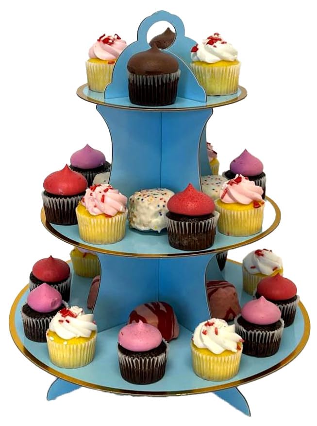 Blue Cupcake Stand