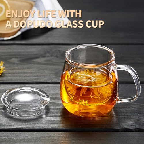 Large Glass Tea Cup