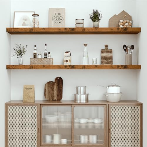 Deep Floating Shelves 55x10” Set of 1