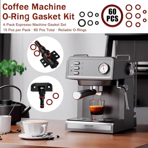 60Pcs Coffee Machine O Loop Seal Kit (60 Count)