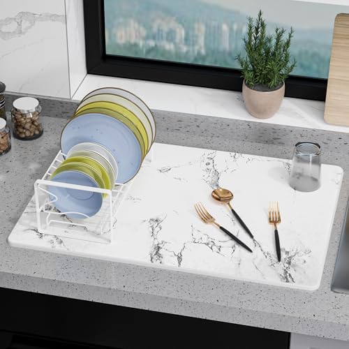 Large Stone Drying Mat for Kitchen Counter