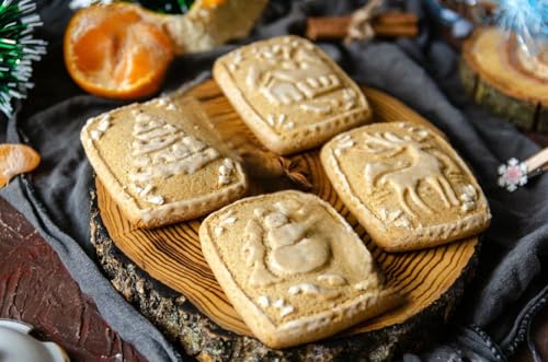 Wooden Springerle Cookie Molds for Baking