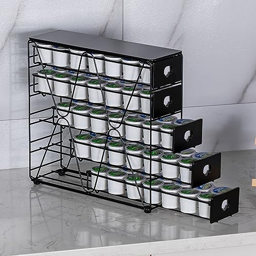 K Cup Organizer for Keurig Pod Drawer Large Mullti Tier Coffee Pod Holder