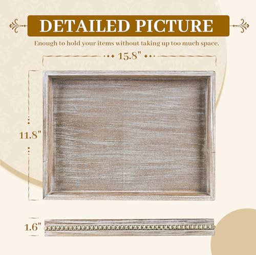 Rectangular Wood Serving Tray