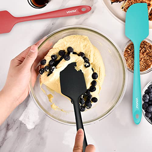 3 Pack Large Silicone Spatula for Kitchen (3 Count)