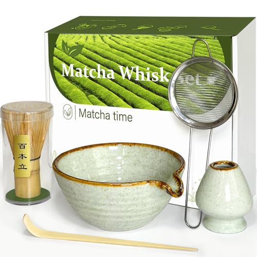 Matcha Whisk Set with Matcha Bowl