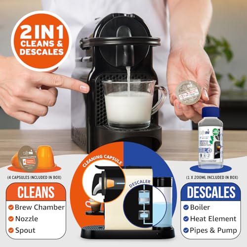 Nespresso Original Compatible Descaler and 4 (4 Count)