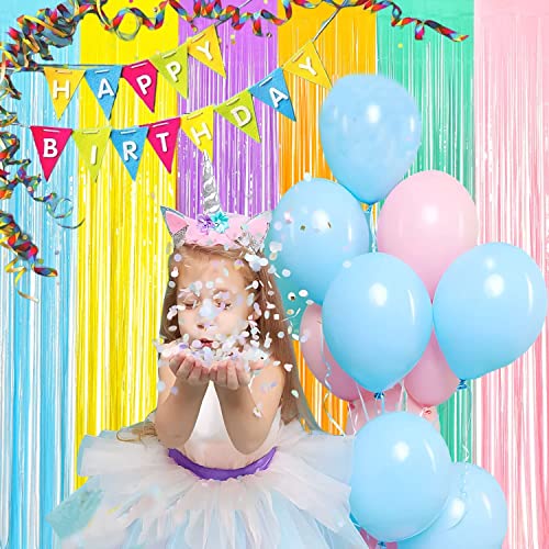 Tinsel Foil Fringe Curtains (2 Count)