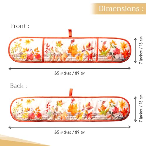 Double Oven Mitts 100% Cotton Double Oven Glove