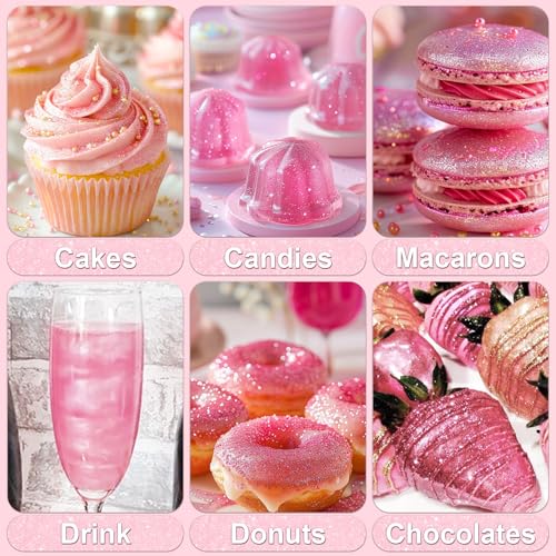 Pink Edible Glitter