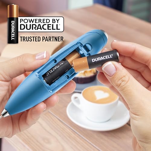Powerful Milk Frother Wand With Duracell Batteries