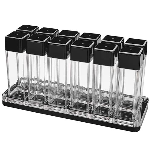 12 Tubes Coffee Bean Cellars with Stand & Hopper (16 Ounce)