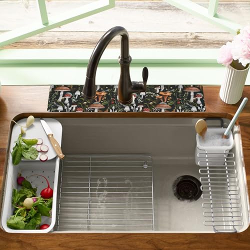 19.5" x 12" Dish Drying Mat & 24" x 5.5" Sink Splash Guard