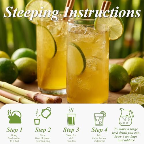 Lemongrass Tea Bags 100 Count