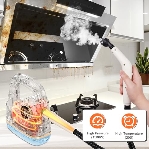 STEAM CLEANER Handheld [One Click Clean] Steamer for Cleaning