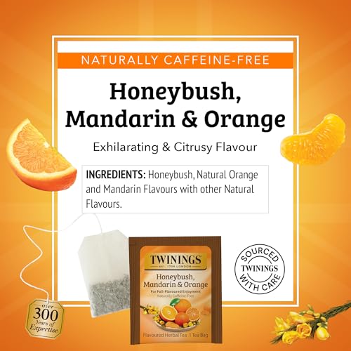 Honeybush Mandarin & Orange Herbal Tea Bags (120 Count)