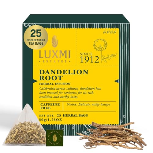 Estates Pure Dandelion Herbal Dandelion Tea Caffeine Free Tea Bags (25 Count)