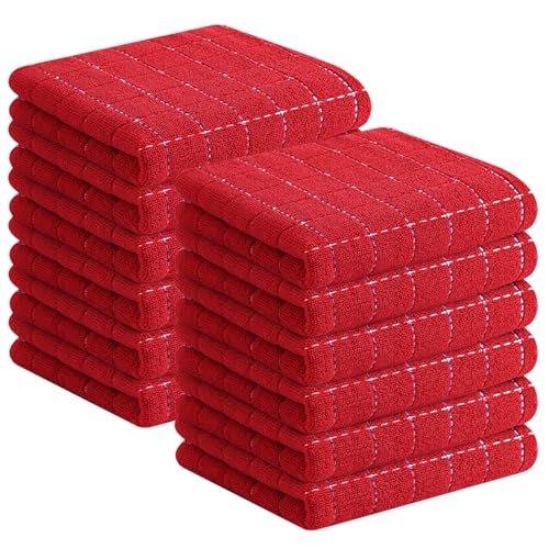 100% Cotton Terry Kitchen Towels (12 Count)