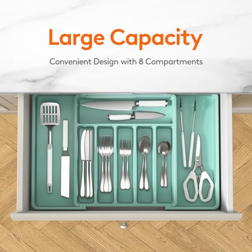 Extra Large Silverware Drawer Organizer