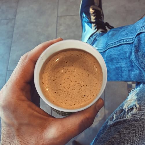 200 Pcs Count 3 oz Disposable Coffee Cups Disposable Espresso Cups Small Paper Cups 3 oz Cups for Coffee Tea Cocoa Juice Mini Paper Cups for Cafes Offices and Home
