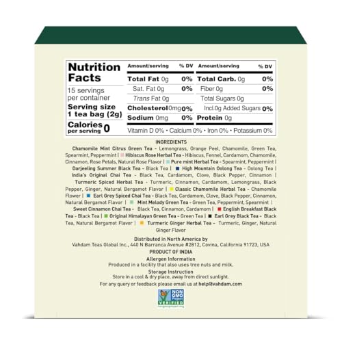 Assorted Tea Sampler (15 Count)