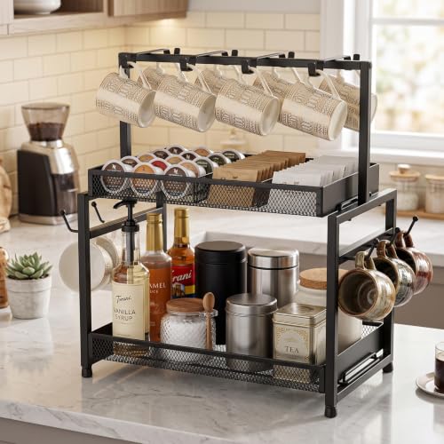 3 Tier Coffee Bar Organizer