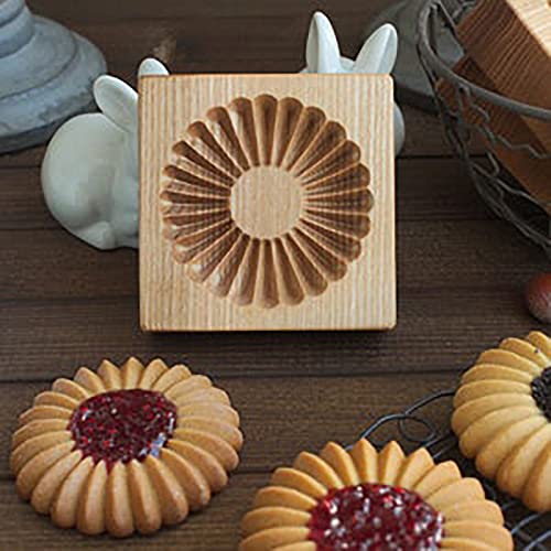Wooden Cookie Biscuit Mold