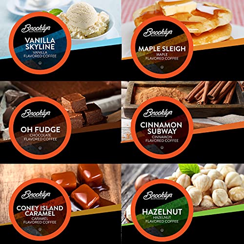 Flavored Coffee Pods Assorted Gourmet Variety Pack (40 Count)
