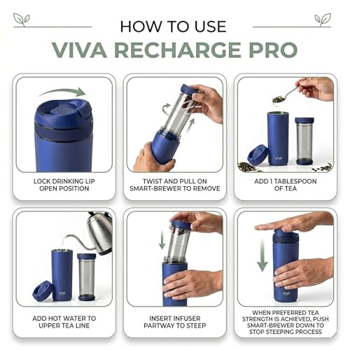 VIVA Recharge Tea Infuser Bottle