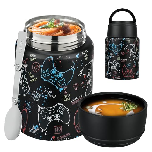 16oz Insulated Food Jar with Spoon
