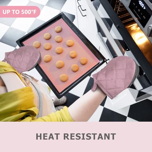 1 Pair Short Oven Mitts