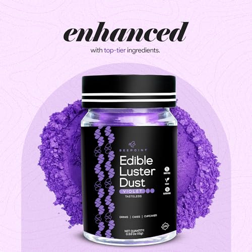 Violet Edible Luster Dust 15g