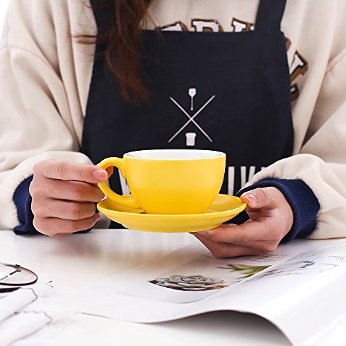 Small Speciality Coffee Double Espresso Cup and Saucer