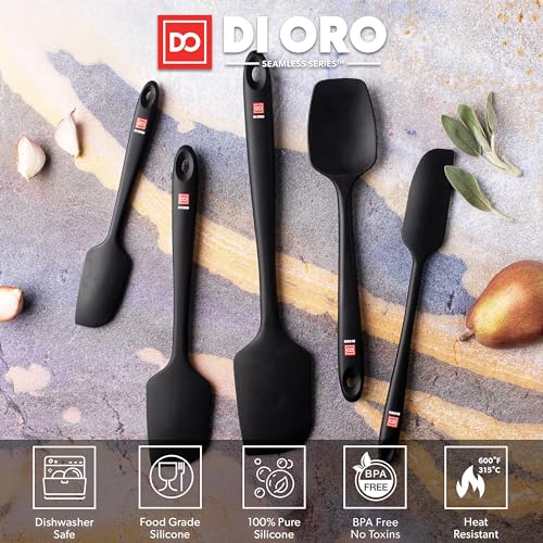 DI ORO Silicone Spatula Set (5 Count)