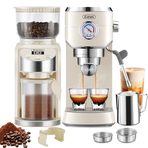20 Bar Espresso Machine with Conical Burr Anti