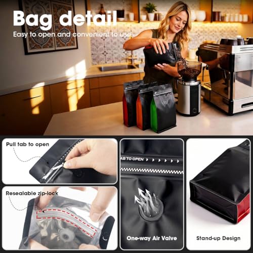Coffee Bags with Valve (60 Count)
