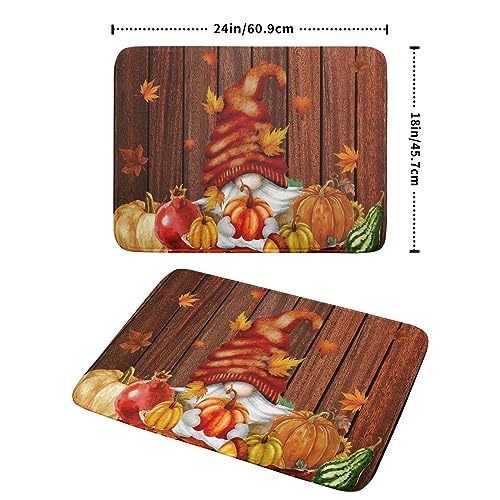 Fall Gnome Dish Drying Mat for Kitchen Counter